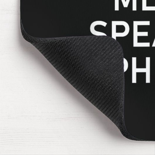 Don't Put Me On Speaker Phone, Funny Joke, Sarcast Muismat (Hoek)