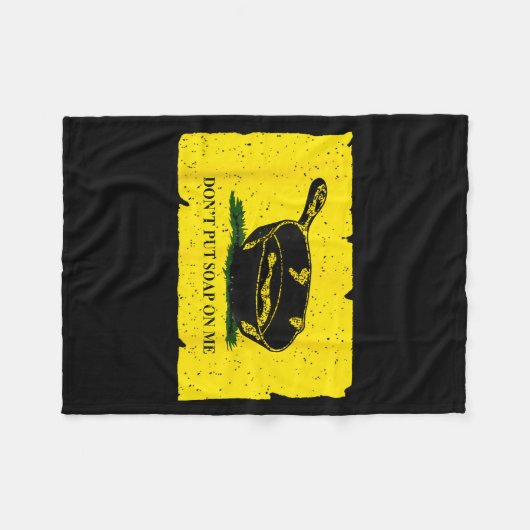 Don't Put Soap On Me Fleece Deken (Voorkant (Horizontaal))