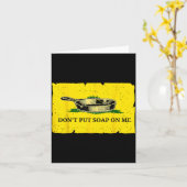 Don't Put Soap On Me Kaart (Gele Bloem)