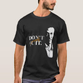 Dont Quit Yourself Quotes met Imran Khan Afbeeldin T-shirt (Voorkant)