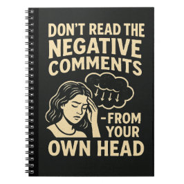 Don't read the negative comments  notitieboek