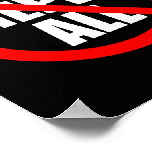 Don't Reply All Funny Office Humor  Poster (Hoek)