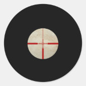 Dont Run Youll Only Die Tired  Ronde Sticker (Voorkant)