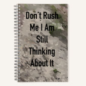 Don't Rush Bullet Journal Notitieboek (Voorkant)