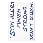 Dont Rush Poster (Voorkant)