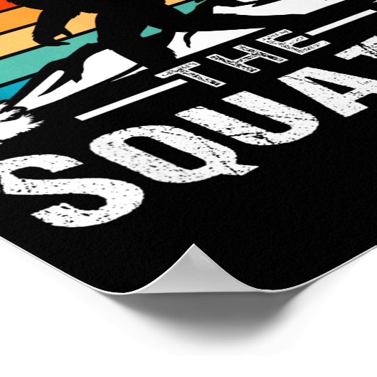 Don't S The Squatch Bigfoot  Poster (Hoek)