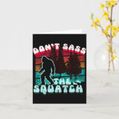 Dont S The Squatch Funny Pun Joke  Kaart (Gele Bloem)