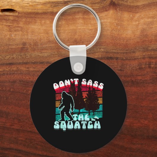 Dont S The Squatch Funny Pun Joke  Sleutelhanger (Voorkant)