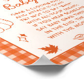 Don't Say Baby! Fun Baby Shower Game Sign Poster (Hoek)