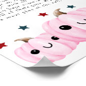 "Don't Say Baby" Halloween Baby shower Spel Poster (Hoek)