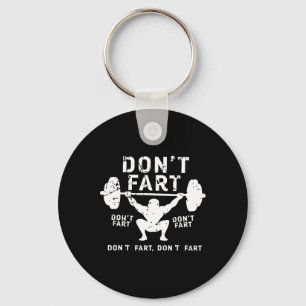 Don't scheet grappige squat snaaien fitness sports sleutelhanger