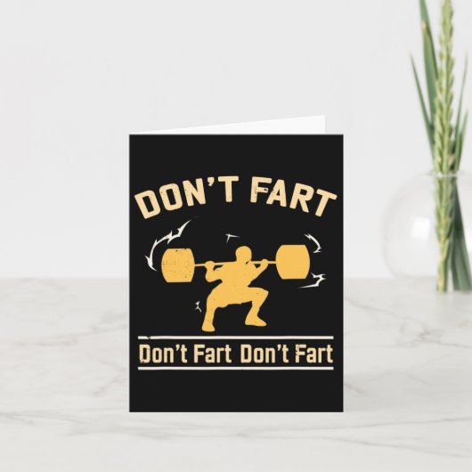 Don't scheet Shirt I Funny Fitness S Kaart (Voorkant)