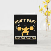 Don't scheet Shirt I Funny Fitness S Kaart (Gele Bloem)