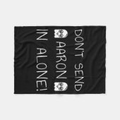 Don't Send Aaron In Alone! Paranormal Fleece Deken (Voorkant (Horizontaal))