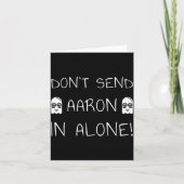 Don't Send Aaron In Alone! Paranormal  Kaart (Voorkant)