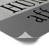 Dont Shop aannemen Poster (Hoek)