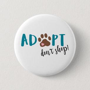 Dont Shop aannemen Ronde Button 5,7 Cm