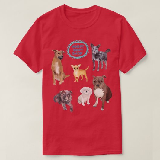 Dont Shop aannemen T-shirt (Design voorkant)