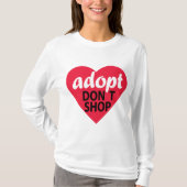 Dont Shop aannemen T-shirt (Voorkant)