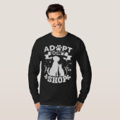 Dont Shop Shirt Rescue Animals Dog Cat. (Voorkant volledig)