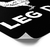 Dont Skip Leg Day Shirt Funny Gym Workout Fitness  Poster (Hoek)