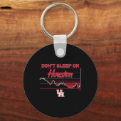 Don't Sleep On Houston - Houston Cougars Schets Sleutelhanger (Voorkant)