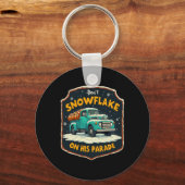 Dont Snowflake op zijn parade Pro Trump Snow Remov Sleutelhanger (Voorkant)