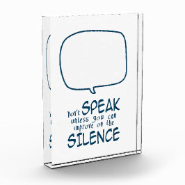 Don't Speak Fotoblokken