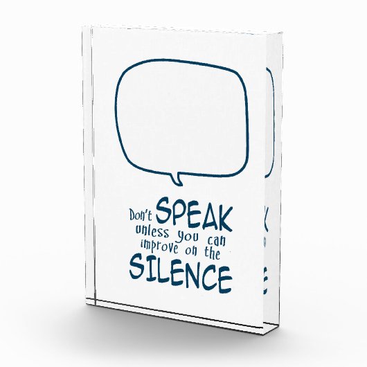 Don't Speak Fotoblokken (Rechts)