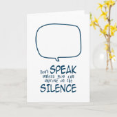 Don't Speak Kaart (Gele Bloem)