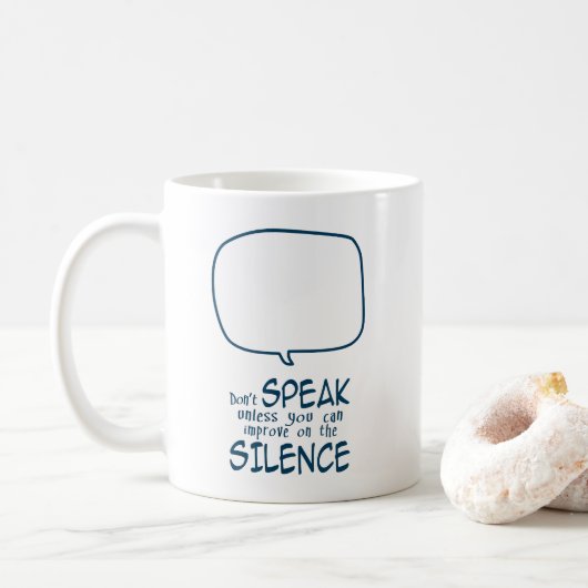 Don't Speak Koffiemok (Met donut)