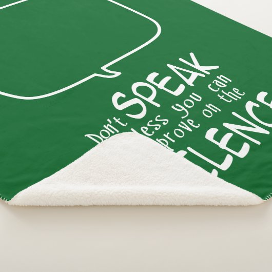 Don't Speak Sherpa Deken (3/4)