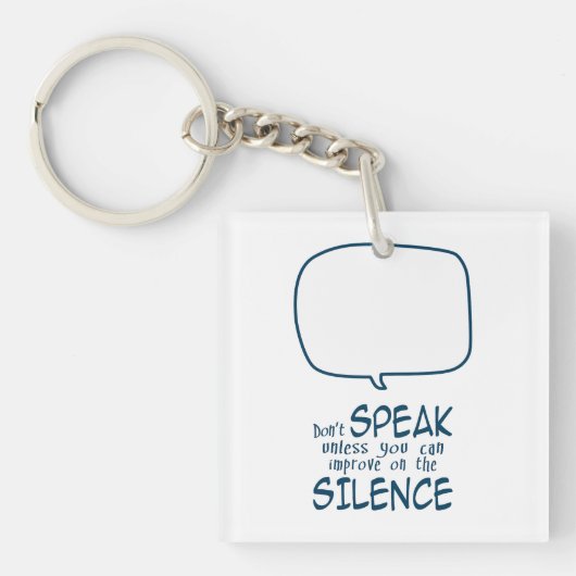 Don't Speak Sleutelhanger (Voorkant)