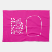 Don't Speak Theedoek (Horizontaal)