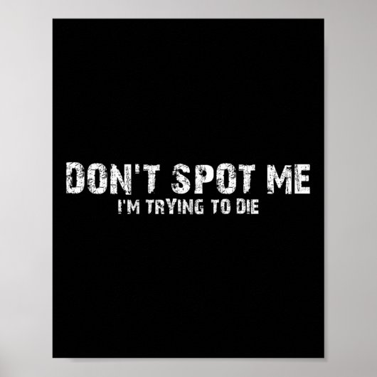 Don't Spot Me1  Poster (Voorkant)