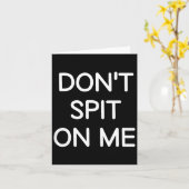 Don't St On Me, Funny, Jokes, Sarcastic Sayings Kaart (Gele Bloem)