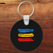 Don't Stand So Close To Me - Home Quarantine Virus Sleutelhanger (Voorkant)
