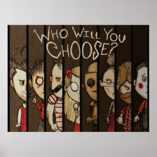Dont Starve wie je kiest Poster