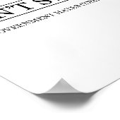 Don't Steal - The Government Hates The Competition Poster (Hoek)