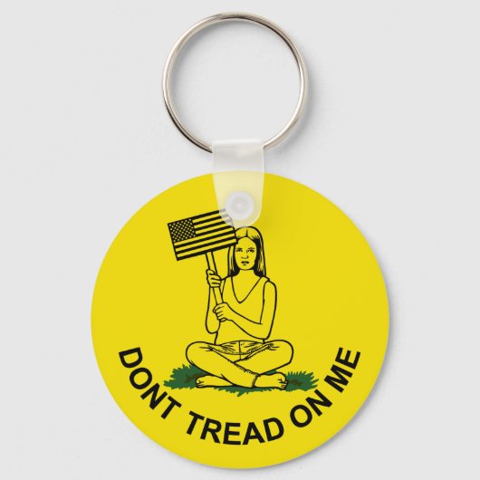 Dont Stomp op mijn hoofd Sleutelhanger (Voorkant)