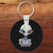 Dont Stop Believin Believe In Aliens  Sleutelhanger (Voorkant)