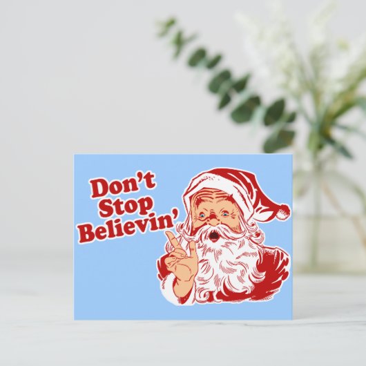 Dont Stop Believin Briefkaart (Staand voorkant)