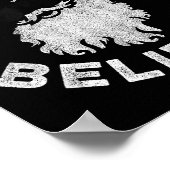 Don't Stop Believin' Cool Shades Santa Poster (Hoek)