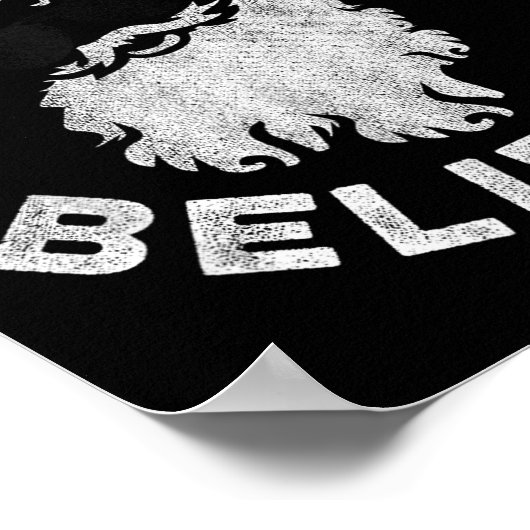 Don't Stop Believin' Cool Shades Santa  Poster (Hoek)