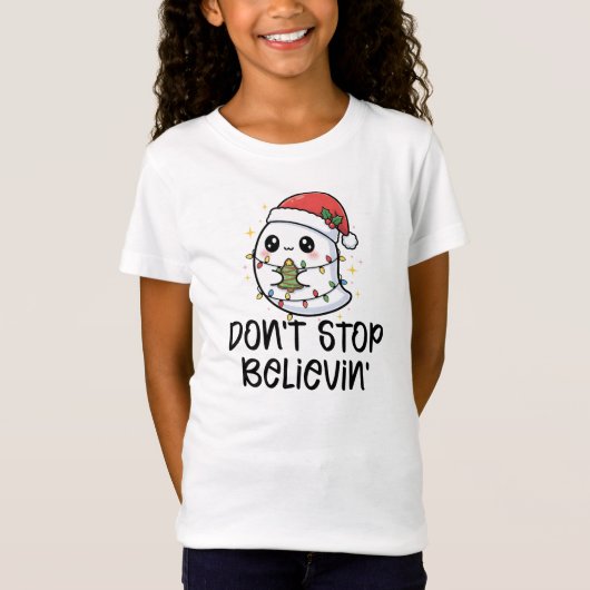 Don't Stop Believin', Kerstgeest T-shirt (Voorkant)