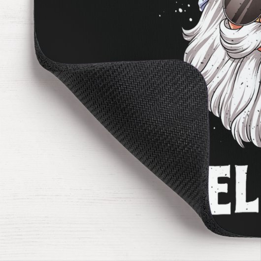 Don't Stop Believin Santa Funny Christmas Boys Kid Muismat (Hoek)