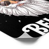 Dont Stop Believin Santa Funny Christmas Boys Kid Poster (Hoek)