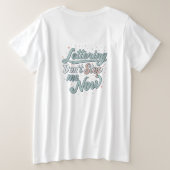 Don't Stop Me Now: Retro Vibes Edition aangekondig Grote Maat T-shirt (Design achterkant)