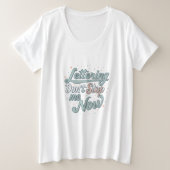 Don't Stop Me Now: Retro Vibes Edition aangekondig Grote Maat T-shirt (Design voorkant)