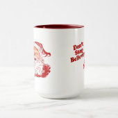 Dont Stop met kerst geloven Mok (Midden)